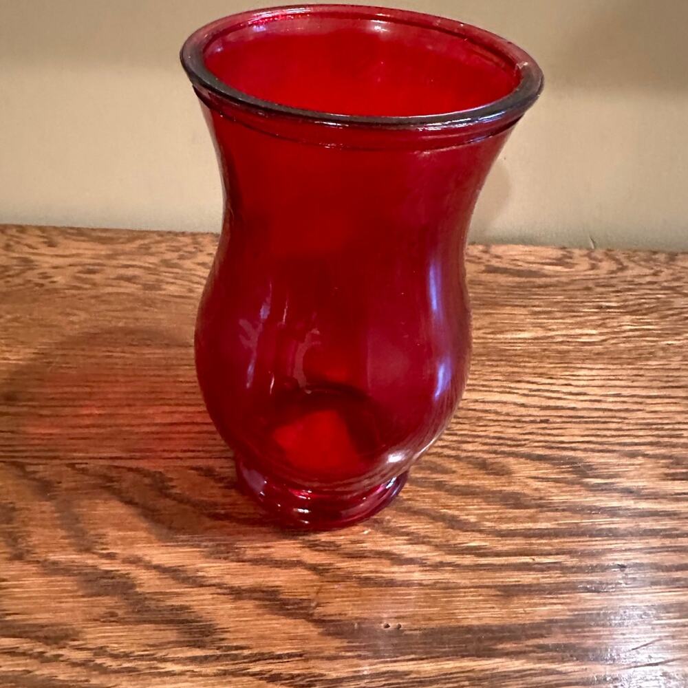 Vintage Red Vase